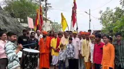देवास: माता टेकरी स्थित चामुंडा दरबार में चंडी यज्ञ शुरू
