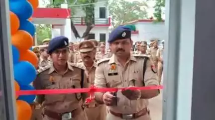 बारा: शंकरगढ़ थाने में महिला हेल्प डेस्क का उद्घाटन डीसीपी यमुनानगर विवेक चंद्र यादव ने फीता काटकर किया