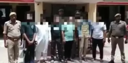 नगीना: नगर क्षेत्र के गांव अलीपुर जट के पास दुकानदार से कथित लूट का पुलिस ने किया खुलासा, मारपीट के आरोप में छह का चालान किया
