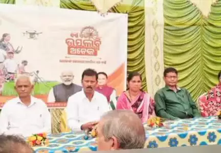 ନର୍ଲା: #ମାଲପଡା ଠାରେ ବିକାଶ ବାହନ ରଥ କୁ ଭବ୍ୟ ସ୍ୱାଗତ।