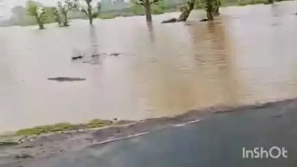 बमोरी: पहली बारिश में बरसाती नदी उफान पर, यात्री घंटों तक फंसे रहे बरसाती