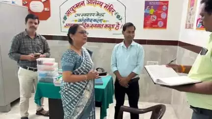 राजगढ़: राजगढ़ की नवागत मुख्य चिकित्सा एवं स्वास्थ्य अधिकारी ने किया जिले के स्वास्थ्य केंद्रों का निरीक्षण