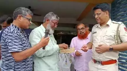 হরিহরপাড়া: দিঘার জগন্নাথধামের প্রসাদ বিতরণ শুরু হরিহরপাড়ায়, উপস্থিত IC