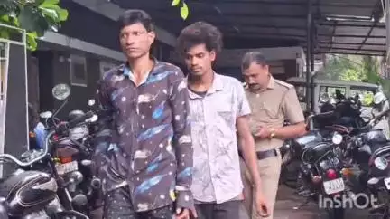 കുന്നത്തുനാട്: യുവാവിന്റെ പിൻഭാഗത്ത് കൂടി കംപ്രസ്സർ ഉപയോഗിച്ച് കാറ്റടിച്ചു, രണ്ട് പേരെ കുറുപ്പംപടി പോലീസ് പിടികൂടി