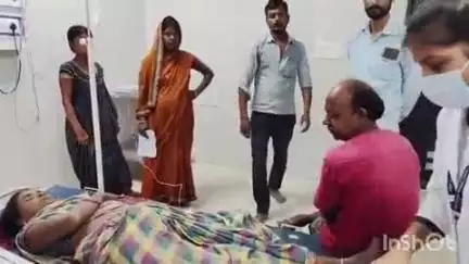आरा: चांदी में करेंट के चपेट में आने से महिला जख्मी, आरा सदर अस्पताल में भर्ती