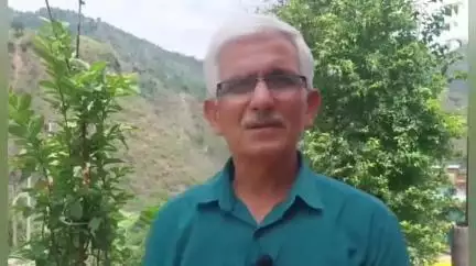 मंडी: भूमि अधिग्रहण मंच हिमाचल प्रदेश के अध्यक्ष बीआर कौंडल ने एनएचएआई निर्माण कंपनी की कार्यप्रणाली पर उठाए सवाल