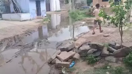 भुसावर: गाँव पथैना में सड़कों की स्थिति खराब, ग्रामीणों ने विधायक बहादुर सिंह कोली से की मांग