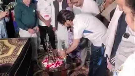 भोरंज: सांसद अनुराग सिंह ठाकुर ने भोरंज उपमंडल के अंतर्गत आने वाले परोल के निजी स्कूल में किया योग अभ्यास