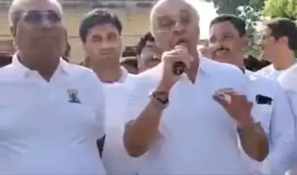 नौगढ़: अंतर्राष्ट्रीय योग दिवस के अवसर पर जिला स्पोर्ट स्टेडियम में योग शिविर का आयोजन किया गया