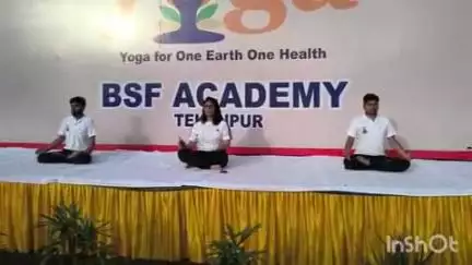 सीमा सुरक्षा बल में अंतर्राष्ट्रीय योग दिवस मनाया गया, 2000 BSF कर्मियों और परिवारों ने किया योग