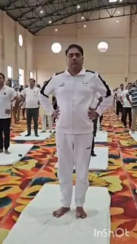 भरतपुर: लोहागढ़ स्टेडियम के मल्टी परपज हॉल में संभाग स्तरीय योग कार्यक्रम का आयोजन हुआ