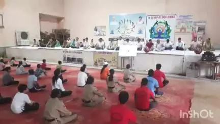 अंबाह: अंतर्राष्ट्रीय योग दिवस पर पीजी कॉलेज अम्बाह में योगाभ्यास, कई स्कूलों में भी हुए कार्यक्रम