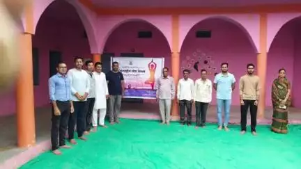 जीरापुर: शासकीय उच्चतर माध्यमिक विद्यालय पिपलिया कुलमी में 11वां अंतरराष्ट्रीय योग दिवस मनाया गया