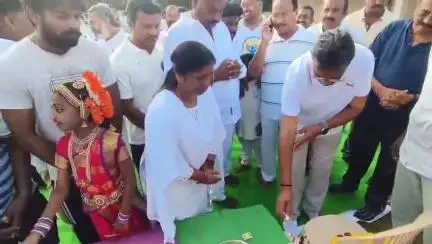 పిఠాపురం: యోగ గురించి కూటమి ప్రభుత్వం పాఠ్యపుస్తకంలో ముద్రించలి  జనసేన పార్టీ ఇంచార్జ్ మర్రెడి శ్రీనివాసు రావు