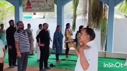 सिवनी मालवा: शिवराज पार्क में अंतर्राष्ट्रीय योग दिवस कार्यक्रम का आयोजन, भाजपा जिला अध्यक्ष, एसडीओपी व तहसीलदार ने किया योग