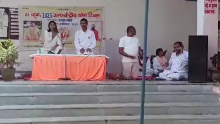 शाहबाद: तहसील मुख्यालय सहित सरकारी और अर्ध सरकारी कार्यालयों में मनाया गया अंतर्राष्ट्रीय योग दिवस