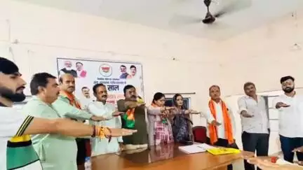 पवई: पवई जनपद पंचायत के बीआरसी भवन में संकल्प सभा का आयोजन किया गया