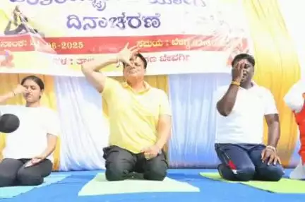 ಜೇವರ್ಗಿ: ಜೇವರ್ಗಿಯಲ್ಲಿ ಅಂತರರಾಷ್ಟ್ರೀಯ ಯೋಗ ದಿನ ಆಚರಣೆ