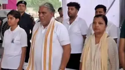 कैथल: खनन मंत्री कृष्ण लाल पंवार ने योग शिविर में भाग लिया, कहा- पूरा विश्व मान रहा भारत की योग विधा का लोहा