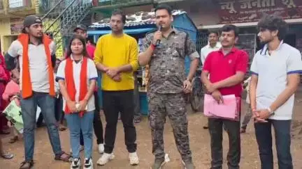 टाटीझरिया: टाटीझरिया पुलिस ने होलंग चौक पर नशा मुक्ति जागरूकता अभियान चलाया
