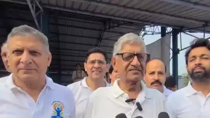 जगाधरी: यमुनानगर पहुंचे सांसद रामचंद्र जांगरा, अंतर्राष्ट्रीय योग दिवस पर केंद्र सरकार की 11 वर्षों की उपलब्धियां बताईं