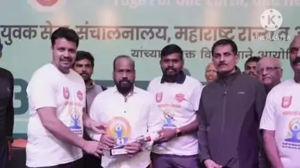 मुळशी: महाळुंगे येथील बालेवाडी स्टेडीयम येथे आमदार मांडेकर यांच्या प्रमुख उपस्थितीत योग दिन साजरा