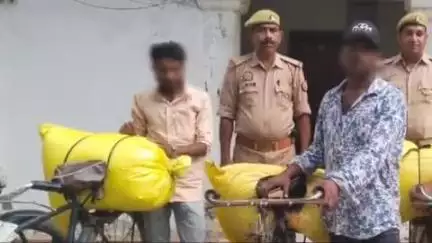 शोहरतगढ़: थाना ढेबरूआ पुलिस ने 5 बोरी इफको यूरिया खाद के साथ चार अभियुक्तों को किया गिरफ्तार