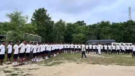 डुमरा: सीतामढ़ी पुलिस द्वारा विश्व योग दिवस पर कार्यक्रम आयोजित, पुलिसकर्मियों ने खूब बहाया पसीना