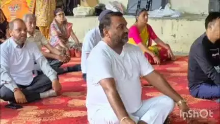 वल्लभनगर: वल्लभनगर व भींडर क्षेत्र में उत्साह के साथ मनाया गया अंतर्राष्ट्रीय योग दिवस, विधायक डांगी ने किया योगा