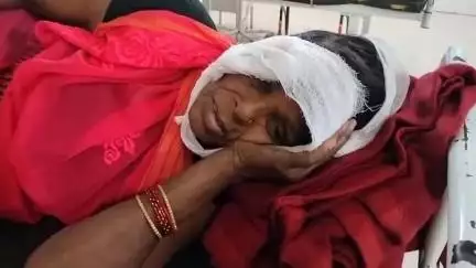 भिंड नगर: भिंडाडा मोड़ के पास अज्ञात वाहन ने बाइक को मारी टक्कर, महिला घायल