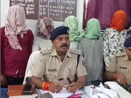 गया टाउन सीडी ब्लॉक: पुलिस की बड़ी कार्रवाई, राहगीरों से लूट करने वाले संगठित गिरोह के 7 अपराधी गिरफ्तार