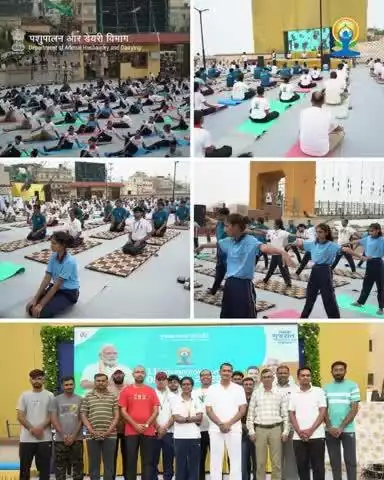 International Day of Yoga 2025 was celebrated with great zeal at Dwarka, Gujarat, one of the sacred Char Dhams. Organised by DAHD in collaboration with the Ministry of Ayush, Govt of Gujarat, & NDDB.