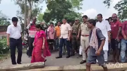 জামালপুর: জামালপুরের দামোদরের নিম্ন অববাহিকায় এলাকা খতিয়ে দেখলেন জেলাশাসক ও পুলিশ সুপার