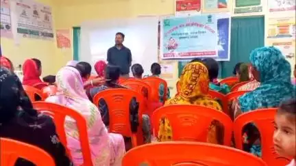 मधुपुर: दीनदयाल जन आजीविका योजना के तहत लालगढ़ में महिलाओं को दिया गया प्रशिक्षण