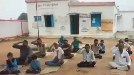 मानपुर: जनपद पंचायत मानपुर के अंतर्गत ग्राम पंचायतों एवं विद्यालयों में अंतर्राष्ट्रीय योग दिवस पर हुआ योग