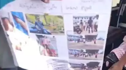మంథని: మా కొడుకు కు న్యాయం చేయాలి, చౌరస్తాలో అంబులెన్స్ లో అపస్మారక స్థితిలో ఉన్న యువకుడితో ధర్నాకు దిగిన తల్లిదండ్రులు