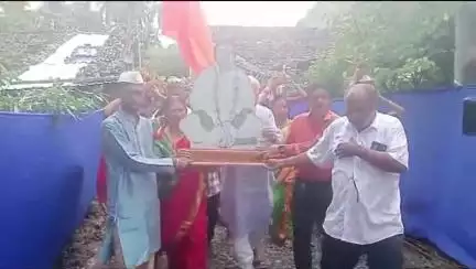 ಹಳಿಯಾಳ: ತಿಲಕ್ ರಸ್ತೆಯಲ್ಲಿ ನೂತನ ಪರಮಾರ್ಥನಿಕೇತನ ಹರಿಮಂದಿರಕ್ಕೆ ಶಾಸಕ ದೇಶಪಾಂಡೆ ಭೇಟಿ, ಪೂಜಾ ಕಾರ್ಯಕ್ರಮದಲ್ಲಿ ಭಾಗಿ