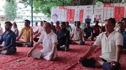 घनारी: भाजपा मंडल दौलतपुर और गगरेट के कार्यकर्ताओं ने मनाया अंतर्राष्ट्रीय योग दिवस