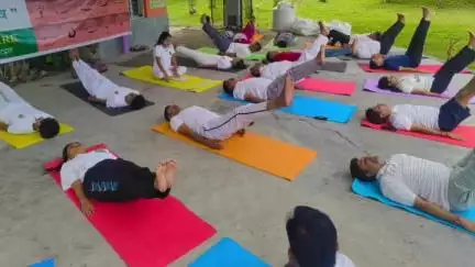 कोटद्वार: योग उत्सव के साथ सिडकुल ग्रोथ सेंटर में योग पार्क की स्थापना की गई
