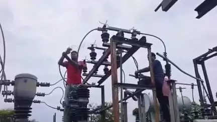 जरीडीह: जैनामोड़ पावर ग्रीड में युद्ध स्तर पर कार्य जारी, बारिश से मची थी तबाही