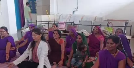 स्लीमनाबाद: आज 21 जून को पूरे देश की तरह रीठी तहसील में भी अंतर्राष्ट्रीय योग दिवस हर्षोल्लास से मनाया गया