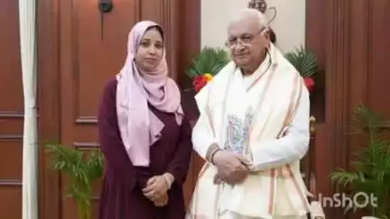 बंजरिया: सिसवापूर्वी पंचायत की मुखिया तान्या परवीन ने महामहिम राज्यपाल से मिलकर पंचायत आने का दिया न्योता