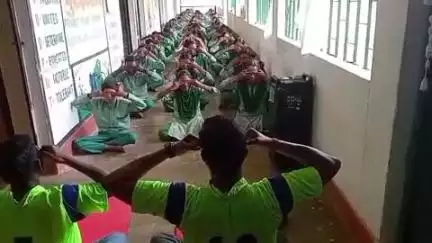 रायडीह: अंतर्राष्ट्रीय योग दिवस पर राजकीय कृत उच्च विद्यालय सुरसांग में योग अभ्यास किया गया#योगा