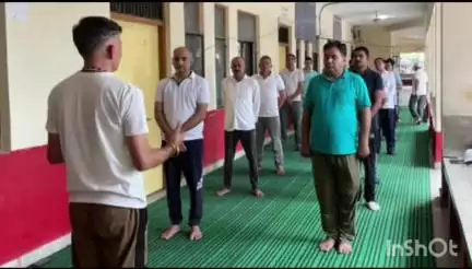 लक्सर: तहसील परिसर में न्यायाधीशों एवं एडवोकेट बार एसोसिएशन ने मनाया विश्व योग दिवस