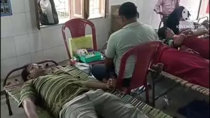 কুলপি: কুলপি প্রখণ্ডের উদ্যোগে কুলপি উৎসব ভবনে রক্তদান শিবিরের আয়োজন