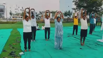 તાલોદ: શહેરમાં ભાજપ દ્વારા વિશ્વ યોગ દિવસની ઉજવણી કરવામાં આવી