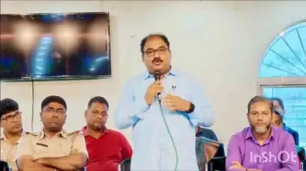 আমতা ২: আসন্ন রথযাত্রা ও মহরম এর প্রাক্কালে আমতা দু'নম্বর ব্লক অফিস এলাকায় জয়পুর থানা ও আমতা থানার  সমন্বয় বৈঠক