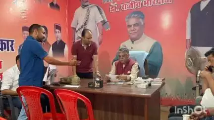 भटियात: युवा भाजपा नेता संदीप पनियाल ने सांसद डॉक्टर राजीव भारद्वाज से की मुलाकात