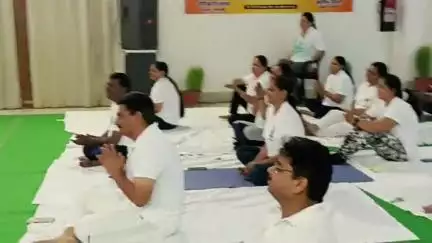 21 जून 2025 को "अंतर्राष्ट्रीय योग दिवस" के अवसर पर बनारस रेल इंजन कारखाना वाराणसी में महाप्रबंधक श्री नरेश पाल सिंह के नेतृत्व में आयोजित योग उत्सव का एक विहंगम दृश्य!
#IND2025
#YogaDay2025 
#moayush #railminindia #gmblw