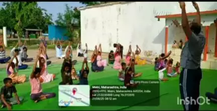 कुही: माळणी येथे आंतरराष्ट्रीय योग दीन साजरा